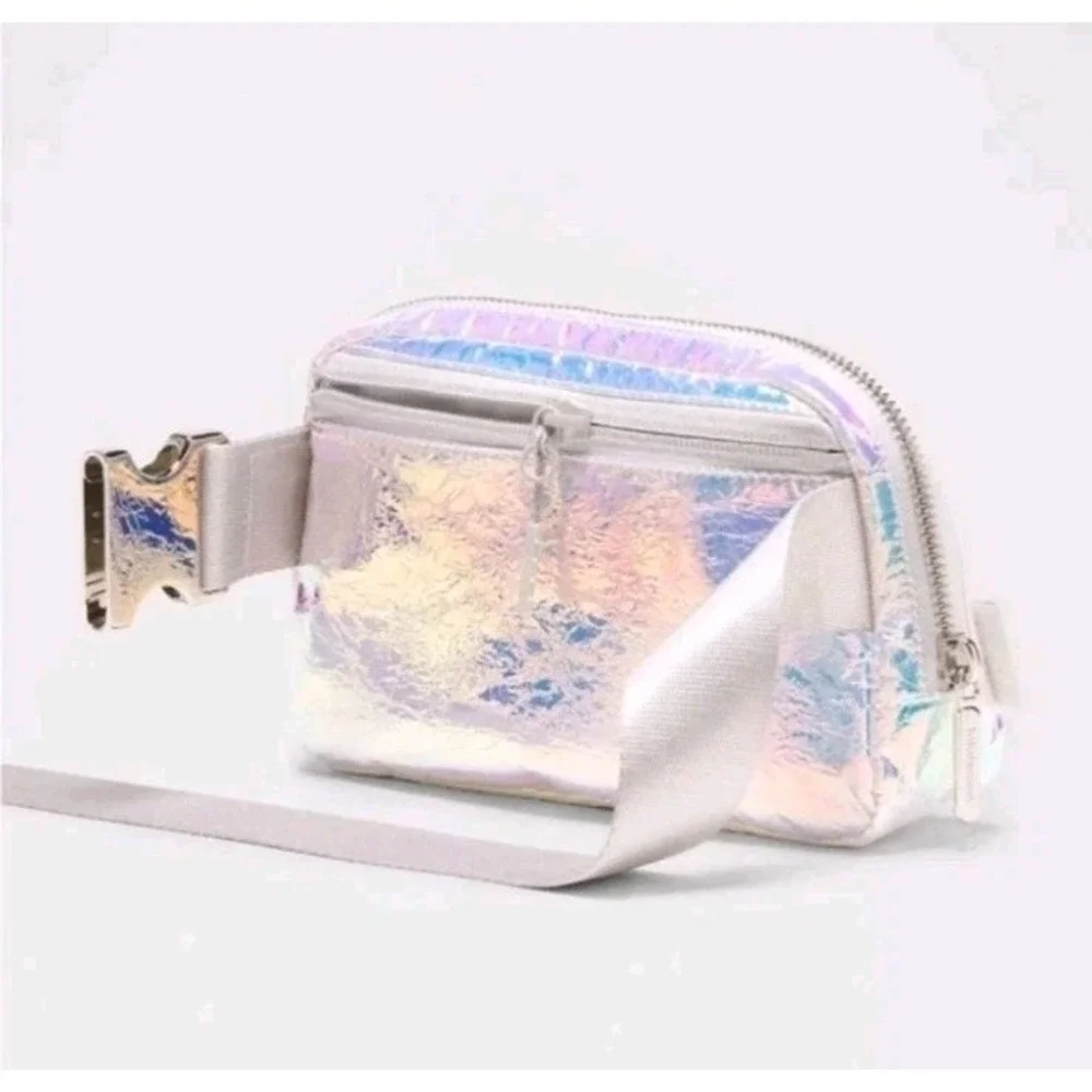 NWT Lululemon Iridescent Silver / Holographic Everywhere Belt Bag Fanny Pack